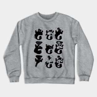 Same Shape different character Crewneck Sweatshirt